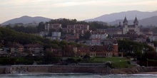 Vista del Parque y Palacio de Miramar, San Sebastian