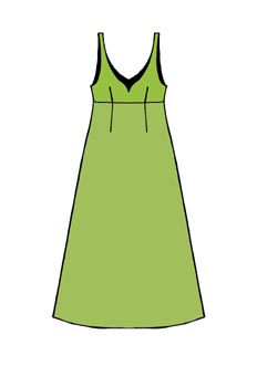 Vestido de tirantes