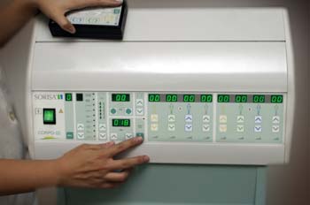 Gimnasia pasiva con cintas de caucho: finalización de aplicación