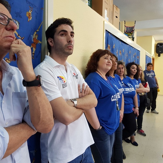 Los jugadores del C.F. Leganés visitan el cole 7