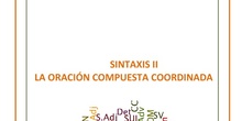 Sintaxis II