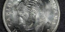 Moneda con el rostro de Juan Carlos I