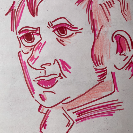 Ilustración incluida en el catálogo del calcio (Ca), donde se representa a Humphry Davy, quien lo obtuvo por electrolisis