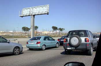 Caravana de coches