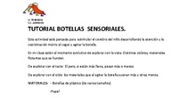 TUTORIAL BOTELLAS SENSORIALES