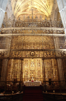 Reja del Retablo Mayor, Catedral de Sevilla, Andalucía
