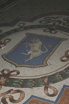 Detalle del interior de la Galería, Milán