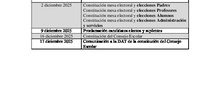 CALENDARIO PROCESO ELECTORAL