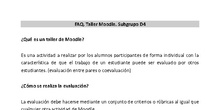 FAQ Talleres Moodle