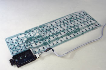 Vista interna de un Teclado