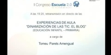 Dinamización de las Tic. El blog