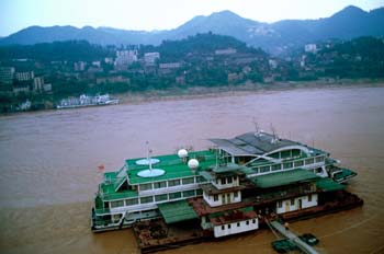 Casa flotante, China