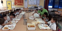 Primer día de comedor en Educación Primaria