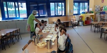 Primer día de comedor en Educación Primaria