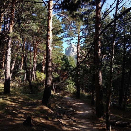 Vista senda hacia el Refugio