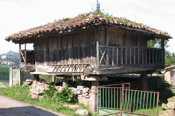 Hórreo típico asturiano