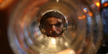 Reflejo en un vaso, Londres, Reino Unido