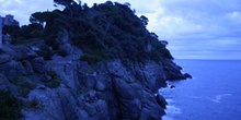 Acantilado al amanecer, Portofino