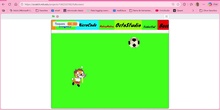 Programa con Scraych un juego de persecuciones sanfermineras y añade dificultad conduciendo un balón.