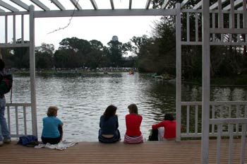 Rosedal en un parque de Buenos Aires, Argentina