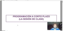 Vídeo sobre programación a corto plazo