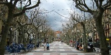 Passeig d´en Blay, Olot, Garrotxa, Gerona