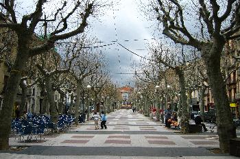 Passeig d´en Blay, Olot, Garrotxa, Gerona