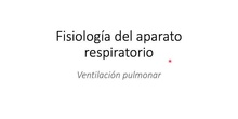 Ventilación Pulmonar