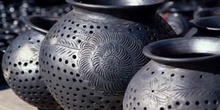 Vasijas de Barro Negro, Oaxaca, México