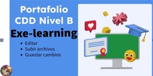 Portafolio CDD B -> Editar exelearning y guardar