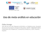 Uso de meta-análisis en educación