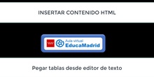 Copia tablas de Word al Aula virtual