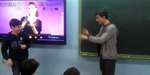 Vídeo 2.Lengua de signos. Alumnos 1º ESO PEAC Capital 2-IES Beatriz Galindo-