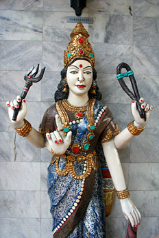 Patio interior, Luxor, Egipto