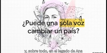 ANA ORANTES LA VOZ QUE LO CAMBIÓ TODO