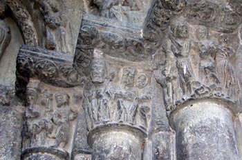Capiteles de la Iglesia de San Miguel, Estella, Navarra