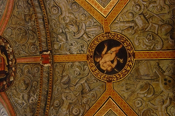 Detalle de la bóveda, Huesca