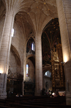 Pilares y bóveda, Catedral de Logroño