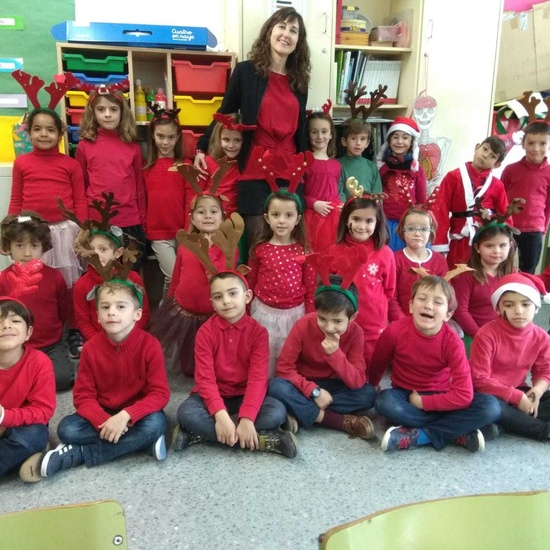 2018_12_1ºC despide el primer trimestre con alegría y manualidades_CEIP FDLR_Las Rozas 13