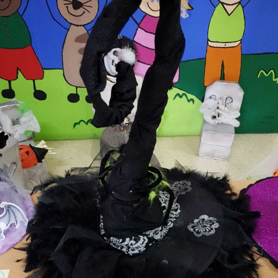 Curso decoración sombreros de bruja 1