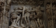 Escena del descendimientode Jesús de la cruz, Huesca