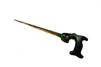 Sierra de calar con mango de madera