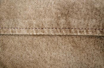 Costura cargada a un cm para piel