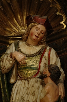 Catedral de Huesca. Figura en marmol