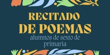 Recitado de poemas- sexto de primaria