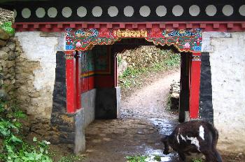 Puerta de entrada de Namche Bazaar