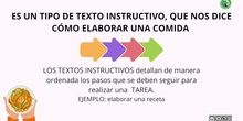 TEXTO INSTRUCTIVO: receta de cocina