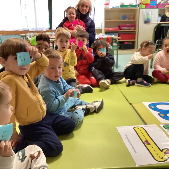 Juego Presentación Medios de transporte con números 