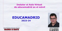 Aula virtual Educamadrid en el móvil