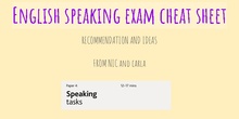 SPEAKING TIPS FOR PET